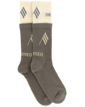 The Attico Calze Double Layer - Grigio