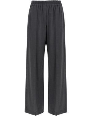 Brunello Cucinelli Wool Trousers - Grey