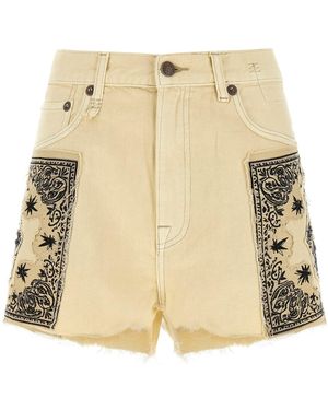 R13 'x-bf' Shorts - Natural