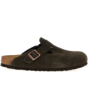 Birkenstock Sabots "Boston" - Braun