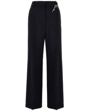 Prada Pantaloni A Gamba Larga - Blu