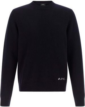 A.P.C. Pullover "Edmond" - Blau