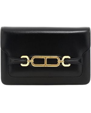 Tom Ford 'Box Palmellato Small' Shoulder Bag - Black
