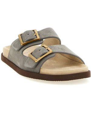 Brunello Cucinelli 'urban' Slides - Multicolour