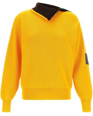 Loewe Pullover Mit Asymmetrischem Kragen - Gelb