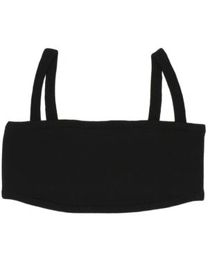 Max Mara Knit Cashmere Bra - Black