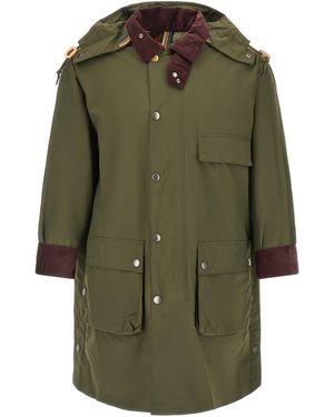 Barbour Waterproof Parka Paul Smith Loves - Green