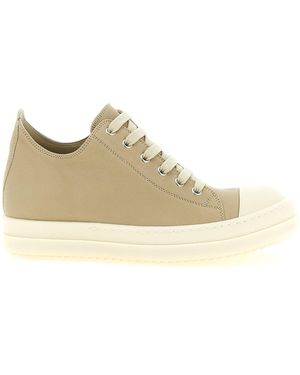 Rick Owens 'low Sneaks' Trainers - Brown