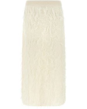 Fabiana Filippi Gauze Skirt - Natural