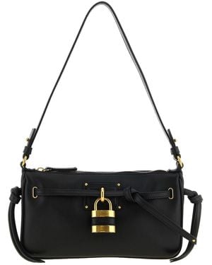 Chloé Mini-Clutch "Paddington Sling" - Schwarz