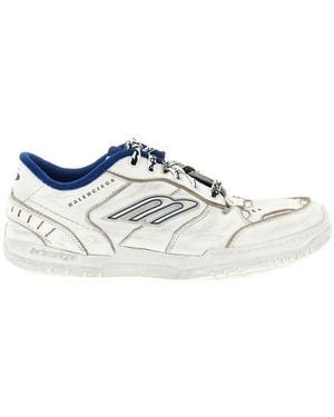 Balenciaga Sneaker Hamptons Con Effetto Distressed - Bianco
