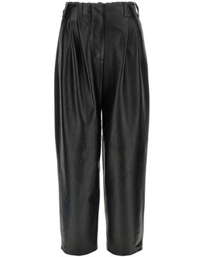 Givenchy Leather Pantaloni Nero-Donna