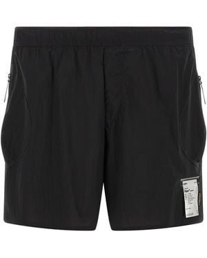 Satisfy Short 'Rippy Cordura 5" Trail' - Nero
