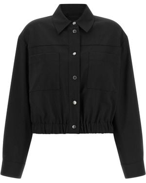 Weekend by Maxmara 'Wkddecano' Elasticated Hem Jacket - Black