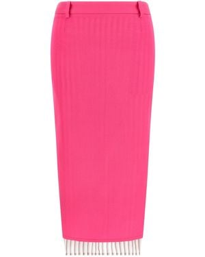 The Attico Double Layer Skirt - Pink
