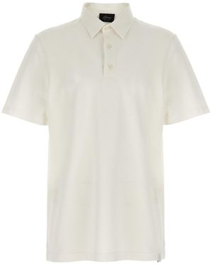 Brioni Cotton Polo Shirt - White