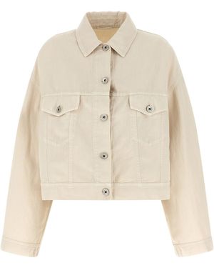 Brunello Cucinelli Linen Cotton Jacket - Natural