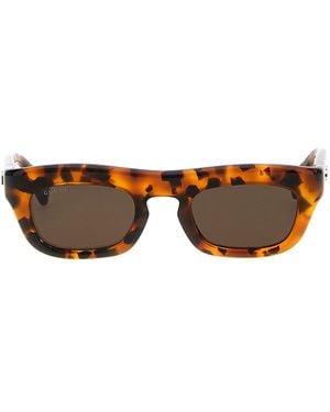 Gucci Rectangular Sunglasses - White