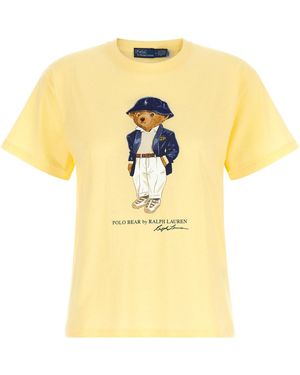 Polo Ralph Lauren 'polo Bear' T-shirt - Yellow