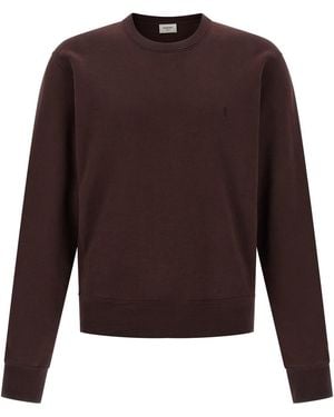 Saint Laurent 'cassandre' Sweatshirt - Purple