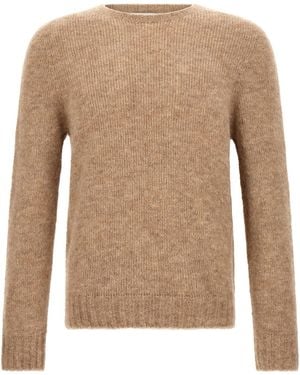 Oliver Lattughi Crew-neck Jumper - Natural