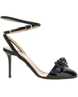Mach & Mach 'double Bow' Court Shoes - Black
