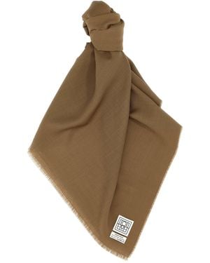 TOTEME Sciarpa 'Light Wool Scarf' - Marrone