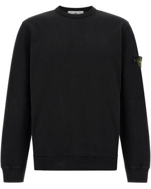 Stone Island 'badge ' Sweatshirt - Black