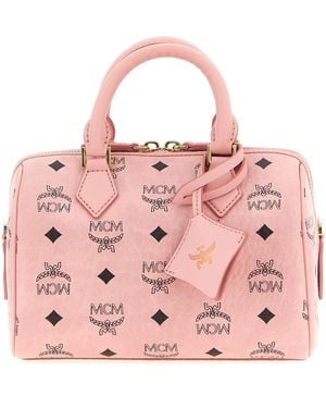 MCM 'ella Boston' Handbag - Pink