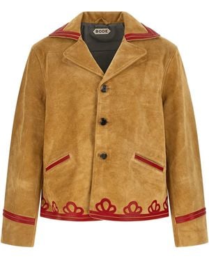 Bode 'trefoil' Jacket - Brown