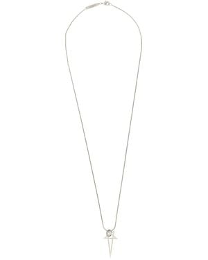 Rick Owens 'pentagram' Necklace - White