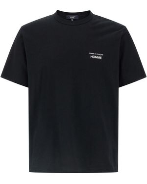 Comme Des Garçons Homme Logo T-shirt - Black