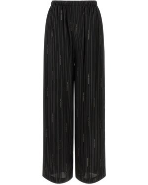 Balenciaga Gestreifte Hose - Schwarz