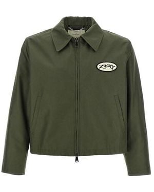 Second/Layer Giacca Casual Con Patch Ricamata - Verde