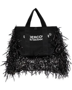 Undercover Fringed Handbag - Black