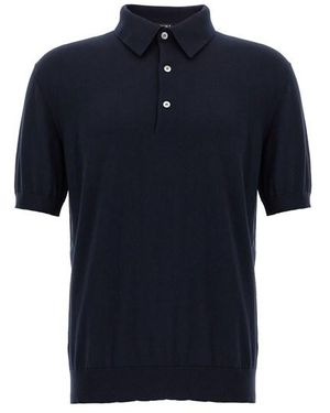 ZEGNA Polo Cotone - Blu