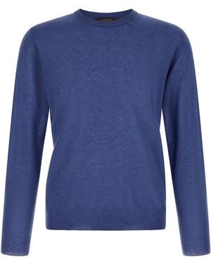 Zanone Crewneck Jumper - Blue
