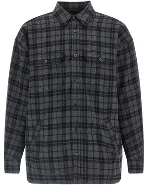 Willy Chavarria Padded Overshirt - Grey