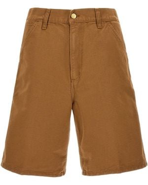 Carhartt 'single Knee' Bermuda Shorts - Brown