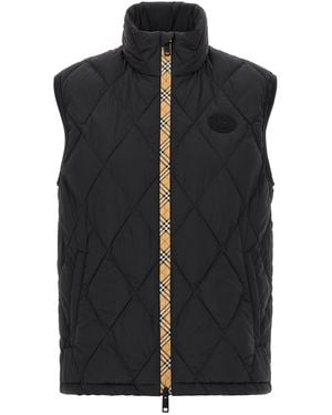 Burberry Gilet 'Acresford' - Schwarz