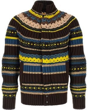Sacai 'knit' Cardigan - Black