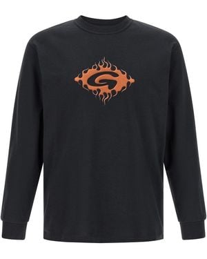 Gramicci 'flames' T-shirt - Black