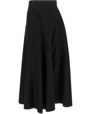 Junya Watanabe Hose Mit Asymmetrischen Seitenteilen - Schwarz