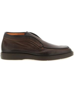 Santoni 'digits' Ankle Boots - Brown