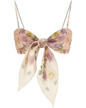 Twinset Floral Top - Brown