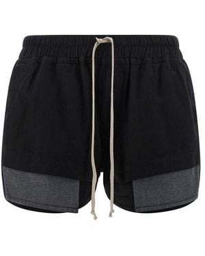 Rick Owens 'fog Boxers' Shorts - Black