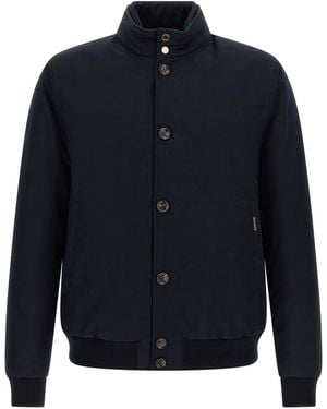 Moorer Giacca Bomber 'Janos' - Blu