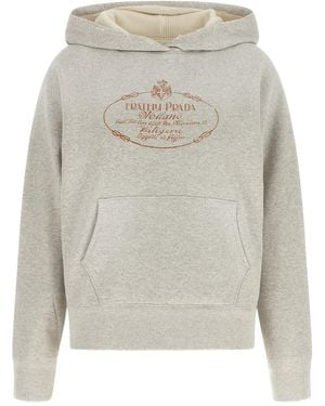Prada Reversible Hoodie - White