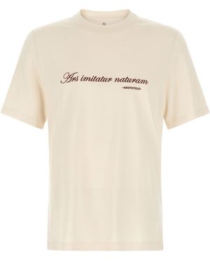 Brunello Cucinelli 'ars Imitatur Naturam' T-shirt - Natural