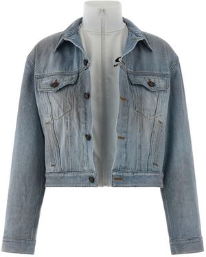Balenciaga Double Layer Jacket - Blue